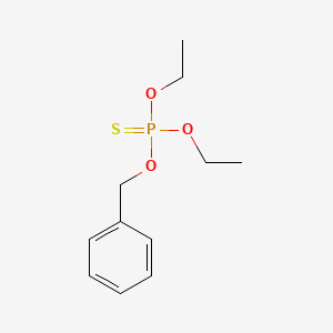 Phosphorothioic acid, O,O-diethyl O-(phenylmethyl) ester