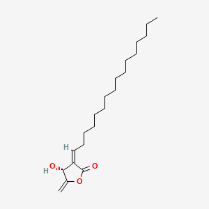 2(3H)-Furanone, 3-hexadecylidenedihydro-4-hydroxy-5-methylene-, (3Z,4R)-