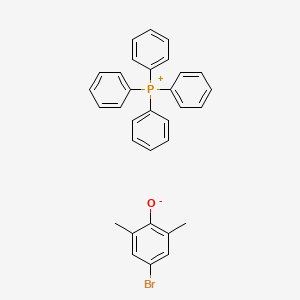 4-bromo-2,6-dimethylphenolate;tetraphenylphosphanium