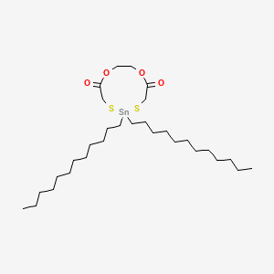 8,8-Didodecyl-1,4-dioxa-7,9-dithia-8-stannacycloundecane-5,11-dione