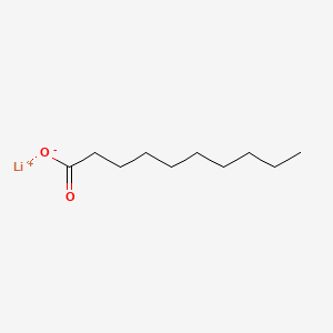 molecular formula C10H19LiO2 B12677555 Lithium decanoate CAS No. 20336-95-2