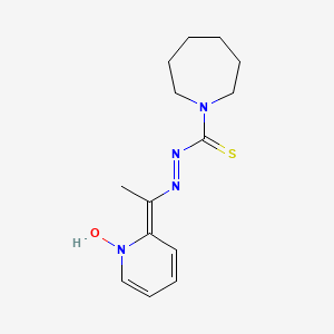 N'-(1-(1-Hydroxy-1lambda(5)-pyridin-2-yl)ethylidene)-1-azepanecarbothiohydrazide