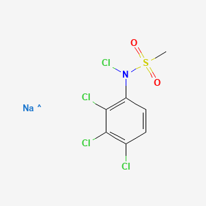 Sodium chloro-N-(3-trichlorophenyl)methanesulphonamidate