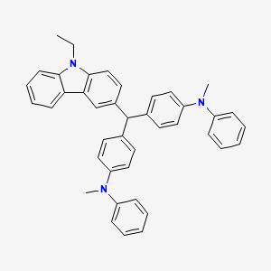 4,4'-((9-Ethyl-9H-carbazol-3-yl)methylene)bis(N-methyl-N-phenylaniline)