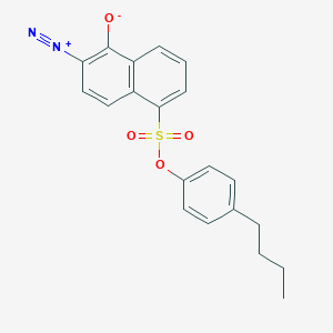 4-Butylphenyl 6-diazo-5,6-dihydro-5-oxonaphthalene-1-sulphonate