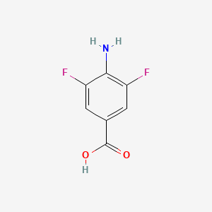 molecular formula C7H5F2NO2 B1267758 4-氨基-3,5-二氟苯甲酸 CAS No. 500577-99-1