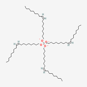 molecular formula C72H140O4Ti B12677630 Titanium tetrakis((Z)-octadec-9-enolate) CAS No. 5894-67-7