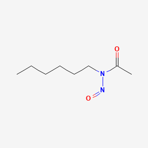 Acetamide, N-hexyl-N-nitroso-