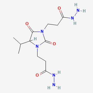 4-Isopropyl-2,5-dioxoimidazolidine-1,3-di(propionohydrazide)