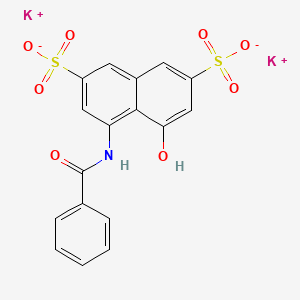 Dipotassium 4-(benzoylamino)-5-hydroxynaphthalene-2,7-disulphonate