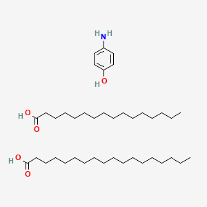 4-Aminophenol;hexadecanoic acid;octadecanoic acid