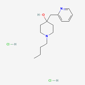 4-Piperidinol, 1-butyl-4-(2-pyridyl)methyl-, dihydrochloride