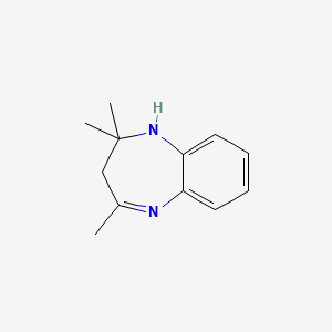 molecular formula C12H16N2 B1267779 2,2,4-三甲基-2,3-二氢-1H-1,5-苯并二氮杂卓 CAS No. 24107-34-4