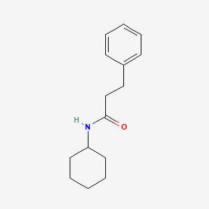 molecular formula C15H21NO B1267780 N-cyclohexyl-3-phenylpropanamide CAS No. 10264-23-0
