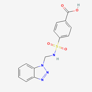 N-((Benzotriazole-1-yl)methyl))-4-carboxybenzenesulfonamide