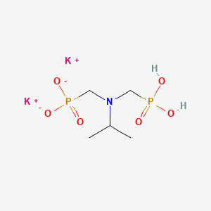 Dipotassium dihydrogen (((1-methylethyl)imino)bis(methylene))bisphosphonate