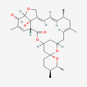 Milbemycin B, 5-demethoxy-28-deoxy-6,28-epoxy-25-methyl-5-oxo-, (6S,25R)-