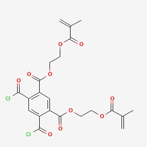 Bis(2-((2-methyl-1-oxoallyl)oxy)ethyl) 4,6-bis(chloroformyl)isophthalate