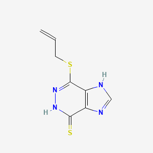 4-(Allylthio)-1H-imidazo(4,5-d)pyridazin-7-yl hydrosulfide