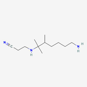 3-((6-Aminotrimethylhexyl)amino)propiononitrile