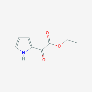 molecular formula C8H9NO3 B1267800 2-氧代-2-(1H-吡咯-2-基)乙酸乙酯 CAS No. 27472-43-1