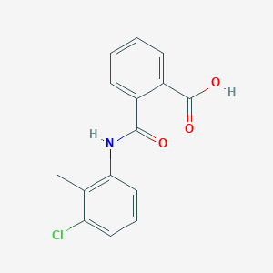 molecular formula C15H12ClNO3 B1267803 2-[(3-氯-2-甲苯基)氨基羰基]苯甲酸 CAS No. 17332-26-2