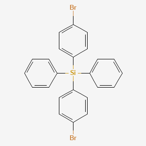 molecular formula C24H18Br2Si B1267813 双(4-溴苯基)二苯基硅烷 CAS No. 18733-91-0