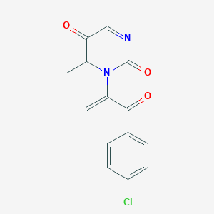 2,5-Pyrimidinedione, 1-(1-(4-chlorobenzoyl)ethenyl)-1,6-dihydro-