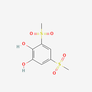 1,2-Benzenediol, 3,5-bis(methylsulfonyl)-