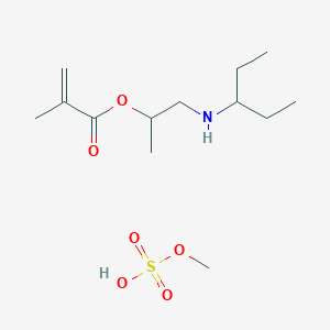 Diethylmethyl(2-((2-methyl-1-oxoallyl)oxy)propyl)ammonium methyl sulphate