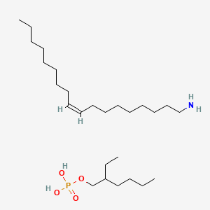 2-ethylhexyl dihydrogen phosphate;(Z)-octadec-9-en-1-amine