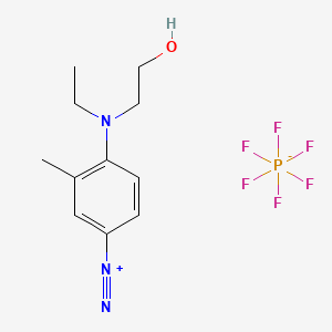 4-(Ethyl(2-hydroxyethyl)amino)-3-methylbenzenediazonium hexafluorophosphate