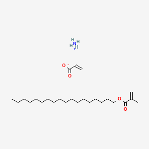 Azanium;octadecyl 2-methylprop-2-enoate;prop-2-enoate