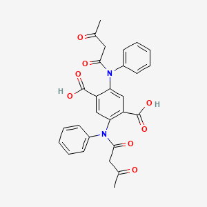 2,5-Bis((1,3-dioxobutyl)phenylamino)terephthalic acid