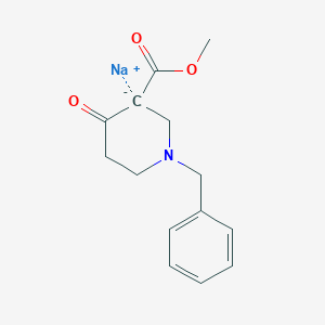 Methyl 1-benzyl-4-oxopiperidine-3-carboxylate, sodium salt