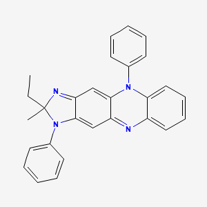 2-Ethyl-2-methyl-1,5-diphenyl-imidazo[4,5-b]phenazine