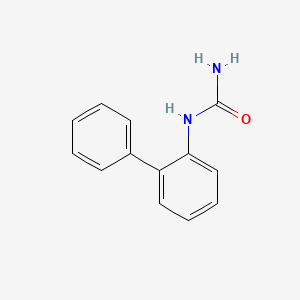 molecular formula C13H12N2O B1267829 (2-苯基苯基)脲 CAS No. 13262-46-9