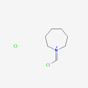 1-(Chloromethylene)hexahydro-1H-azepinium chloride