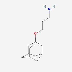 molecular formula C13H23NO B1267831 3-(1-Adamantyloxy)propan-1-amine CAS No. 21624-07-7