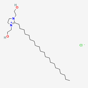 2-Henicosyl-4,5-dihydro-1,3-bis(2-hydroxyethyl)-1H-imidazolium chloride