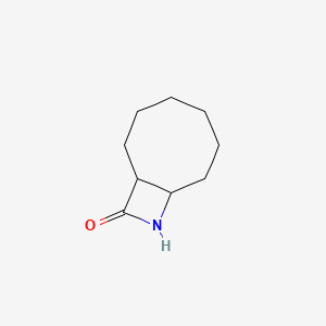molecular formula C9H15NO B1267835 9-氮杂双环[6.2.0]癸-10-酮 CAS No. 4946-36-5