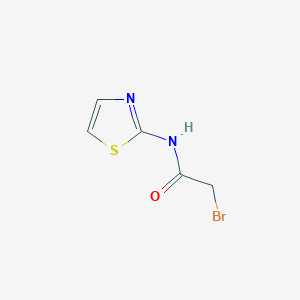 molecular formula C5H5BrN2OS B1267840 2-溴-N-(1,3-噻唑-2-基)乙酰胺 CAS No. 73326-20-2
