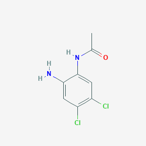 molecular formula C8H8Cl2N2O B1267842 N-(2-氨基-4,5-二氯苯基)乙酰胺 CAS No. 501076-48-8
