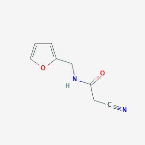 molecular formula C8H8N2O2 B1267845 2-氰基-N-(呋喃-2-基甲基)乙酰胺 CAS No. 59749-85-8