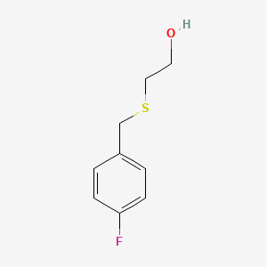 molecular formula C9H11FOS B1267848 2-[(4-氟苄基)硫]乙醇 CAS No. 203303-04-2