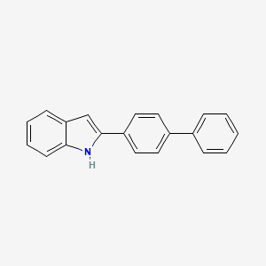 molecular formula C20H15N B1267854 2-联苯基-1H-吲哚 CAS No. 21470-37-1