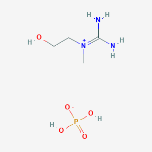 N-(2-Hydroxyethyl)-N-methylguanidinium phosphate