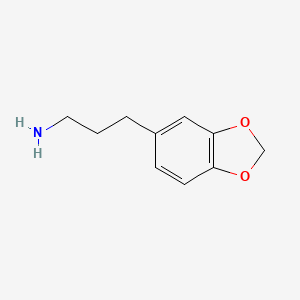 B1267861 1,3-Benzodioxole-5-propanamine CAS No. 6301-13-9