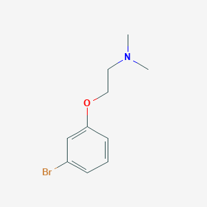 molecular formula C10H14BrNO B1267863 2-(3-bromophenoxy)-N,N-dimethylethanamine CAS No. 221915-84-0