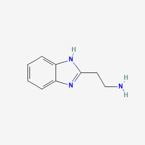 molecular formula C9H11N3 B1267865 2-(1H-Benzo[d]imidazol-2-yl)ethanamine dihydrochloride CAS No. 4499-07-4